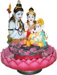 Shiva Family Fountain 17"